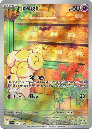 Fidough 213/198 - Holofoil SV01 Scarlet & Violet Base Set - Illustration Rare