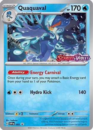 Quaquaval 005 - Holofoil SV Scarlet & Violet Promo Cards - Promo