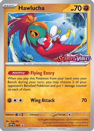 Hawlucha 007 - Holofoil SV Scarlet & Violet Promo Cards - Promo
