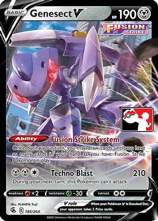 Genesect V 185 - Holofoil Prize Pack Series Cards - Ultra Rare