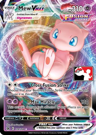 Mew VMAX 114 - Holofoil Prize Pack Series Cards - Ultra Rare