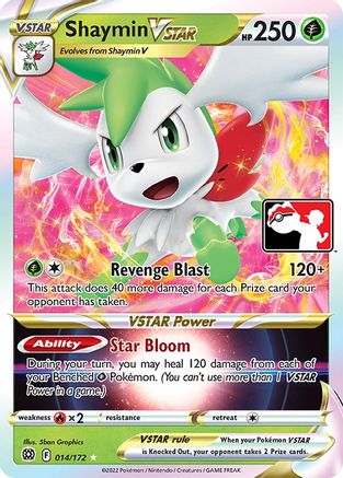 Shaymin VSTAR 014 - Holofoil Prize Pack Series Cards - Ultra Rare