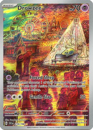 Drowzee 210/198 - Holofoil SV01 Scarlet & Violet Base Set - Illustration Rare