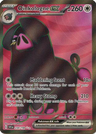 Oinkologne ex 234/198 - Holofoil SV01 Scarlet & Violet Base Set - Ultra Rare
