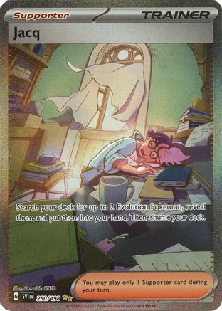 Jacq 250/198 - Holofoil SV01 Scarlet & Violet Base Set - Special Illustration Rare