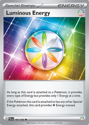 Luminous Energy 191/193 - Reverse Holofoil SV02 Paldea Evolved - Uncommon