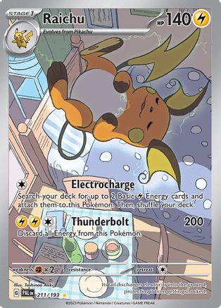 Raichu 211/193 - Holofoil SV02 Paldea Evolved - Illustration Rare