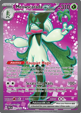 Meowscarada ex 231/193 - Holofoil SV02 Paldea Evolved - Ultra Rare