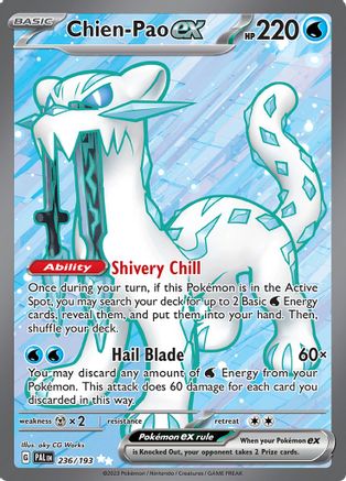 Chien 236/193 - Holofoil SV02 Paldea Evolved - Ultra Rare