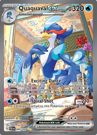Quaquaval ex 260/193 - Holofoil SV02 Paldea Evolved - Special Illustration Rare