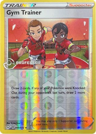 Gym Trainer (2022) 059 - Reverse Holofoil Professor Program Promos - Promo