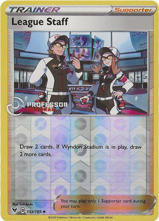 League Staff 153 - Reverse Holofoil Professor Program Promos - Promo