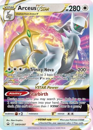 Arceus VSTAR SWSH307 - Holofoil SWSH Sword & Shield Promo Cards - Promo