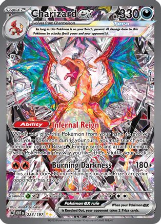 Charizard ex 223/197 - Holofoil SV03 Obsidian Flames - Special Illustration Rare