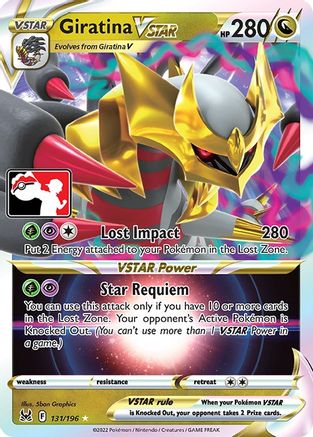 Giratina VSTAR 131/196 - Holofoil Prize Pack Series Cards - Ultra Rare