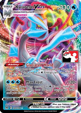 Kyurem VMAX 049/196 - Holofoil Prize Pack Series Cards - Ultra Rare