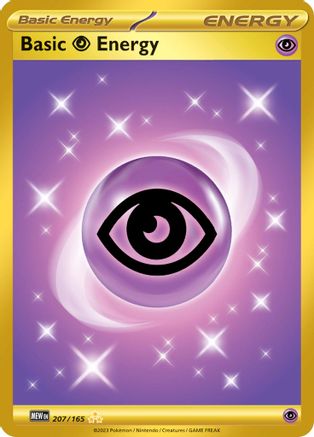 Basic Psychic Energy 207/165 - Holofoil SV Scarlet & Violet 151 - Hyper Rare