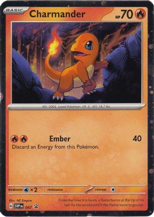 Charmander 047 - Holofoil SV Scarlet & Violet Promo Cards - Promo