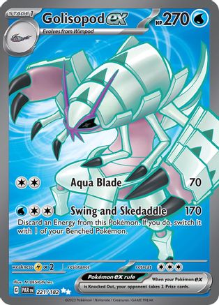 Golisopod ex 221/182 - Holofoil SV04 Paradox Rift - Ultra Rare