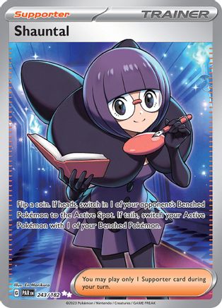 Shauntal 243/182 - Holofoil SV04 Paradox Rift - Ultra Rare