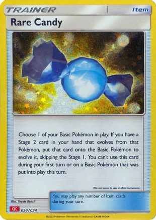 Rare Candy (CLC) 024/034 - Holofoil Trading Card Game Classic - Classic Collection