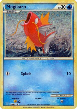 Magikarp 006/034 - Holofoil Trading Card Game Classic - Classic Collection