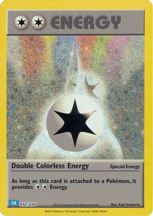 Double Colorless Energy (CLB) 032/034 - Holofoil Trading Card Game Classic - Classic Collection
