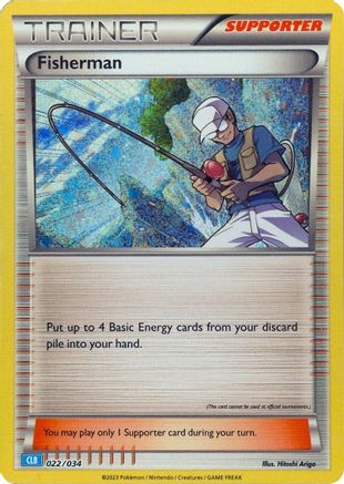 Fisherman 022/034 - Holofoil Trading Card Game Classic - Classic Collection