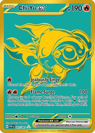 Chi-Yu ex 241/091 - Holofoil SV Paldean Fates - Hyper Rare