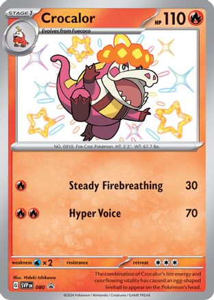 Crocalor 080 - Holofoil SV Scarlet & Violet Promo Cards - Promo