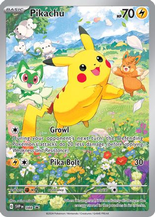 Pikachu 088 - Holofoil SV Scarlet & Violet Promo Cards - Promo