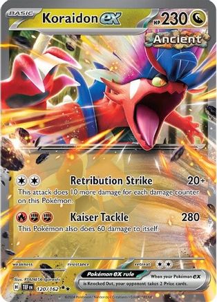 Koraidon ex 120/162 - Holofoil SV05 Temporal Forces - Double Rare