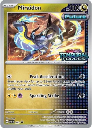 Miraidon 092 - Holofoil SV Scarlet & Violet Promo Cards - Promo