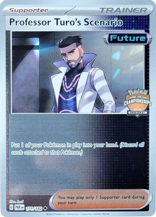 Professor Turo's Scenario (Regional Championship) 171 - Reverse Holofoil League & Championship Cards - Promo