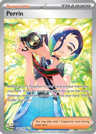 Perrin 220/167 - Holofoil SV06 Twilight Masquerade - Special Illustration Rare