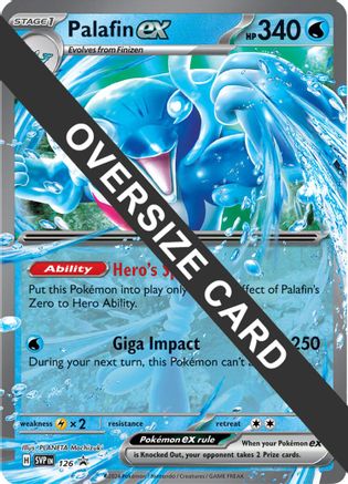 Palafin ex 126 - Holofoil Jumbo Cards - Promo