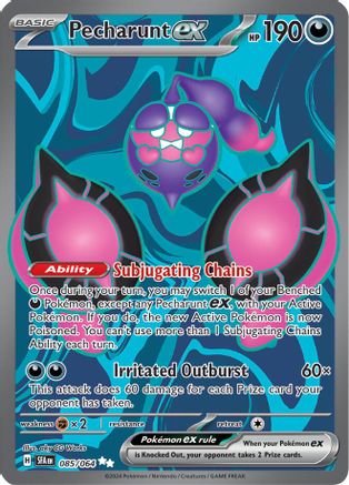 Pecharunt ex 085/064 - Holofoil SV Shrouded Fable - Ultra Rare