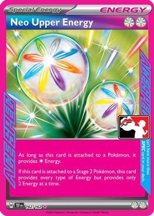Neo Upper Energy 162/162 - Holofoil Prize Pack Series Cards - ACE SPEC Rare