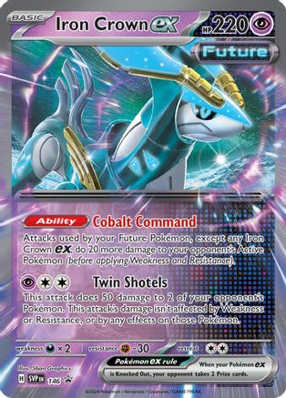 Iron Crown ex 146 - Holofoil SV Scarlet & Violet Promo Cards - Promo