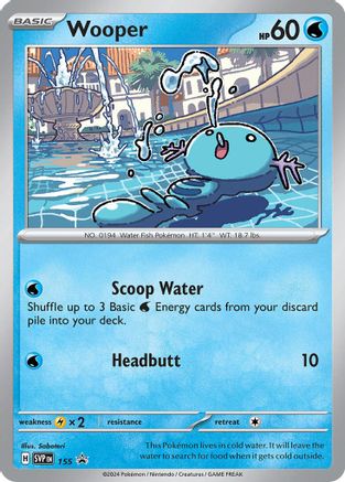 Wooper 155 - Holofoil SV Scarlet & Violet Promo Cards - Promo