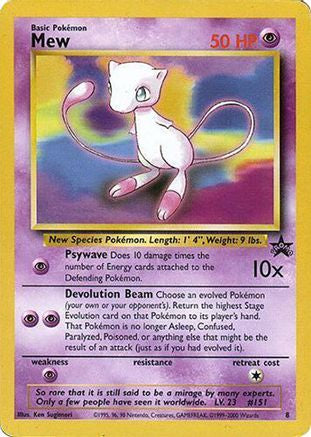 Mew 008 WoTC Promo - Promo