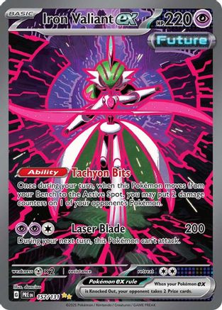 Iron Valiant ex 157/131 - Holofoil SV Prismatic Evolutions - Special Illustration Rare