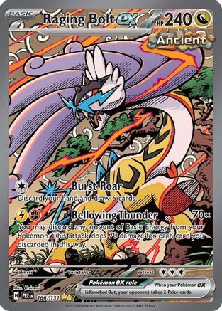 Raging Bolt ex 166/131 - Holofoil SV Prismatic Evolutions - Special Illustration Rare