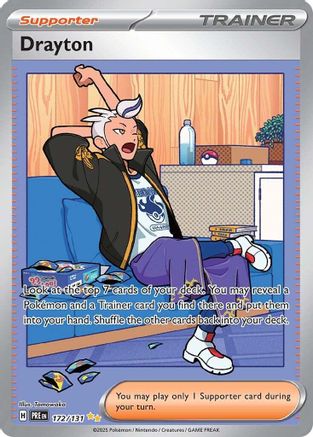 Drayton 172/131 - Holofoil SV Prismatic Evolutions - Special Illustration Rare