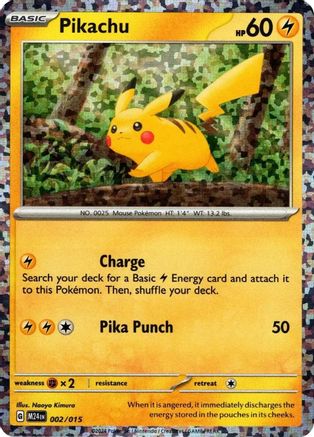 Pikachu 002/015 - Holofoil McDonalds Promos 2024 - Promo