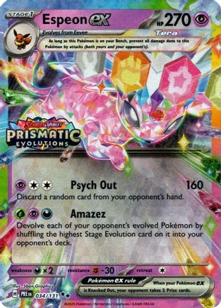 Espeon ex 034/131 - Holofoil Miscellaneous Cards & Products - Promo
