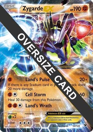 Zygarde EX 054/124 - Holofoil Jumbo Cards - Promo