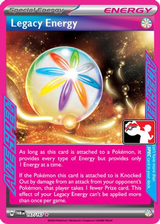 Legacy Energy 167 - Holofoil Prize Pack Series Cards - ACE SPEC Rare