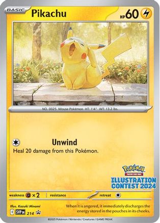Pikachu 214 SV Scarlet & Violet Promo Cards - Promo