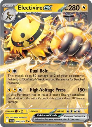 Electivire ex 069/182 - Holofoil SV10 Destined Rivals - Double Rare